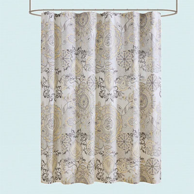 Printed Cotton Shower Curtain