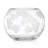 Spring Pansies Tonal Glass Table Vase