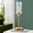 Dimmable Glass Table Lamp with Touch Control and USB Ports-1070956988