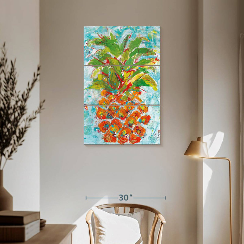 Yarlin Pineapple Bright, 57" H x 36" W