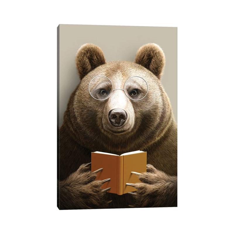 Bear by Adam Lawless - Wrapped Canvas Gallery-Wrapped Canvas Giclée, 20.32 cm H x 30.48 cm W