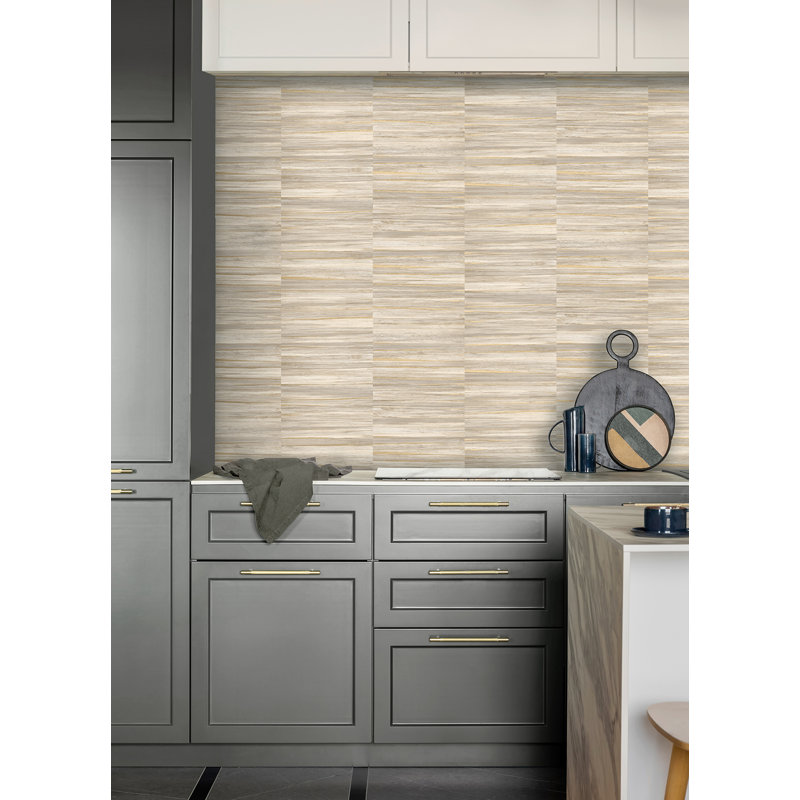 Rouleau de papier peint L 33 pi x l 20,5 po Puneeth, Neutre