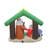 Polyester Freestanding Christmas Decoration