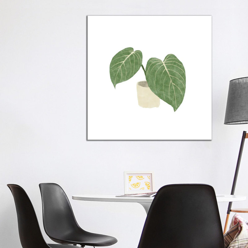 Philodendron Gloriosum III by Bannarot - Wrapped Canvas Print, 93.98 cm H x 93.98 cm W x 1.91 cm D
