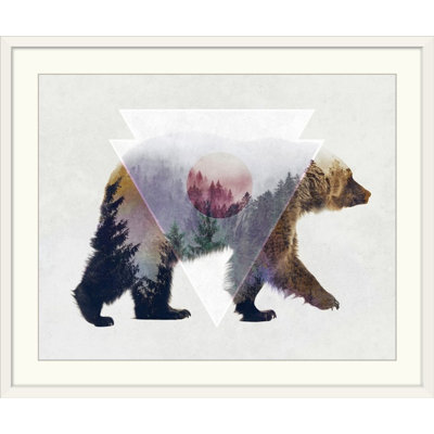 «Double Exposure Wildlife Bear», impression
