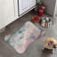 Imperfect Wabi Sabi Florals - 1 Piece Bone Shape Feeding Mat