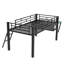 Lit mezzanine avec bureau Gaming, DEL-1531518507