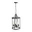 Lustre cylindrique moderne à 4 lumières Sparklet