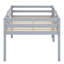 Lit mezzanine en bois avec échelle-1450561990