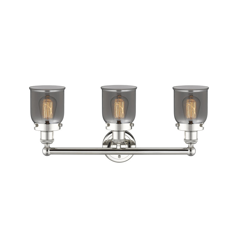 Armoni 3 - Light Dimmable Vanity Light, Plated Smoke, Polished Nickel