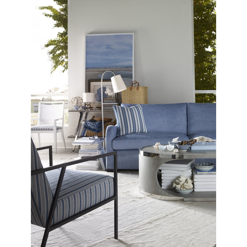 Bowery Coffee Table, Light Slate