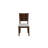 Giddeon Ladder Back Side Chair in Brown