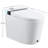 Modern Ceramic Smart Toilet In White For Bathroom With Auto Open/Close Cover, Multiple Wash Modes, Foot - Operated Sensor, Led Display And Night 27.07 Depth, 16.24 Width, 18.01 Height, 87.05 Lb