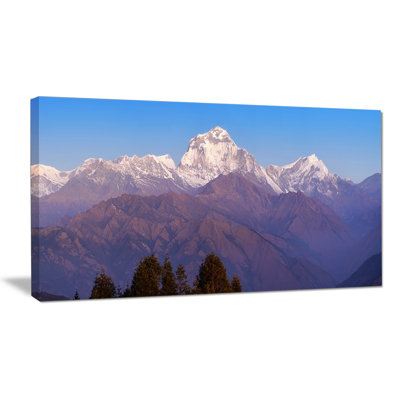 " Snowy Dhaulagiri Peaks Himalayas "