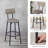 Bar Table Set With 2 Bar Stools Pu Soft Seat-785671613-785671614