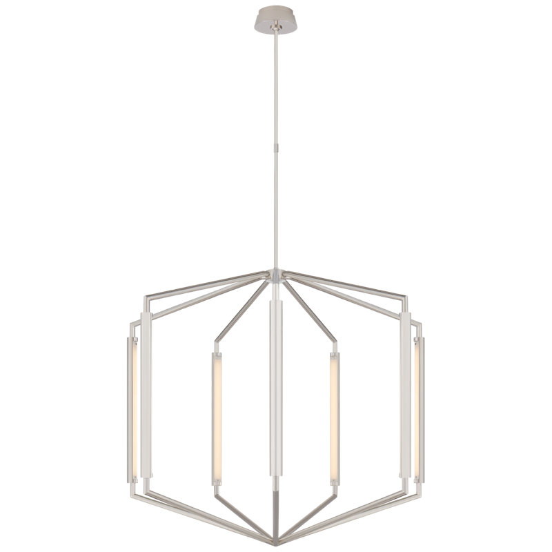 Appareil 7 - Light LED Chandelier, Polished Nickel