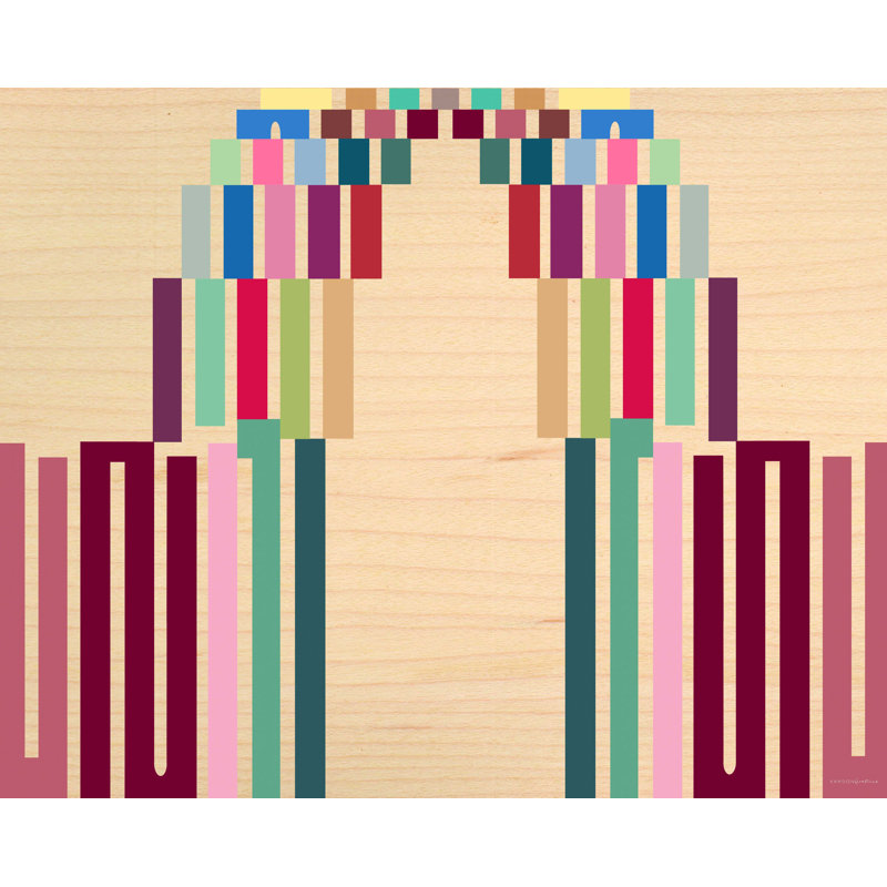 «Up or Down» par Kamdon Kreations - impression sur toile tendue, H 30 po x l 40 po