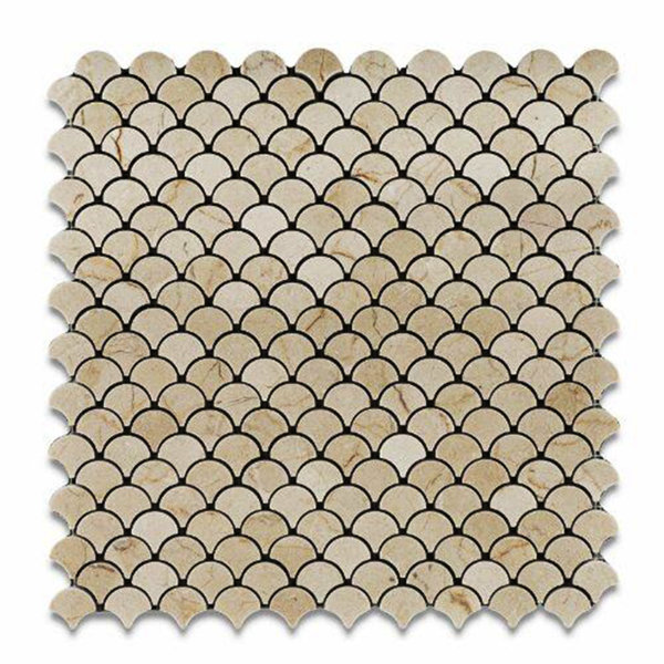 Marble Fish Scale Mosaic Wall & Floor Tile