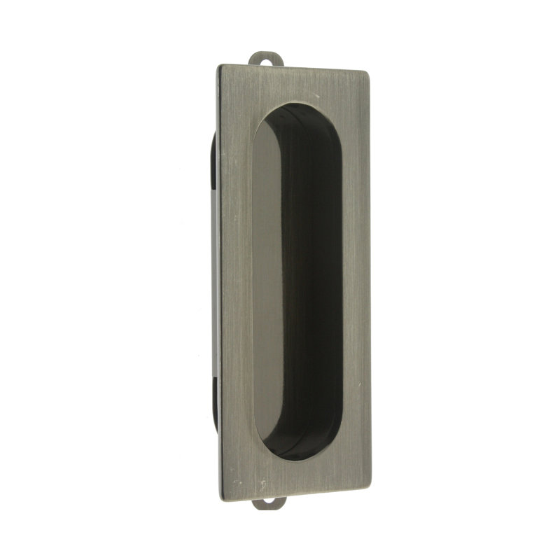 Solid Brass Rectangular Latch/Catch/Bolt, Antique Nickel
