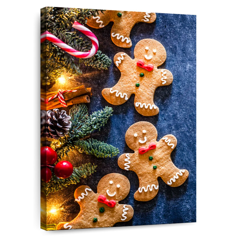 Biscuits de pain d'épice de Noël Lelend, H 45 po x l 30 po