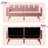 Brooksley Twin 69.69'' Velvet Convertible Sofa-1836459670