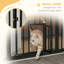Barrière pour animaux murale en métal Darniece