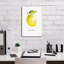 «Single Lemon» par Mercedes Lopez, art mural sur toile 18 po x 26 po-102451674