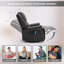 Fauteuil de massage chauffant en similicuir-1165264615