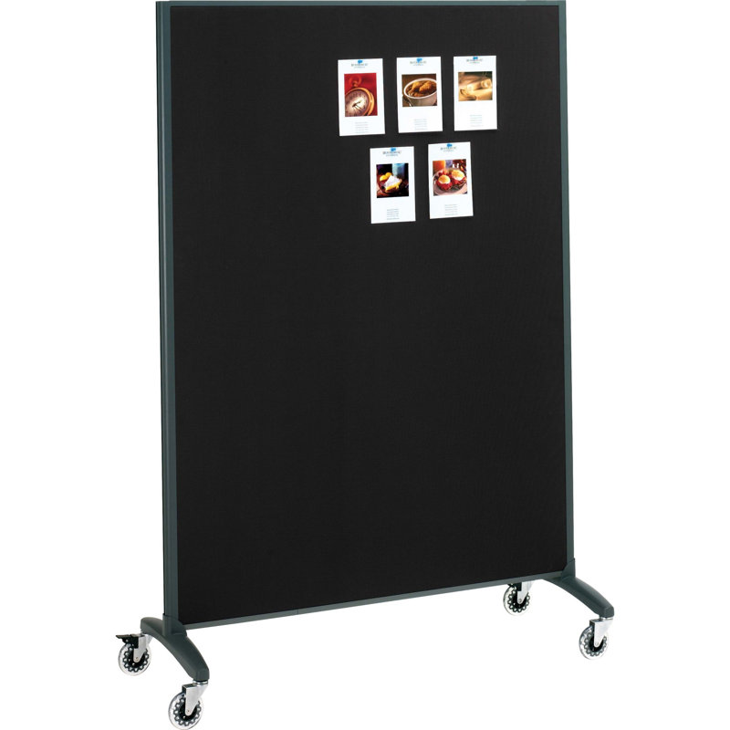 Diviseur de pièce mutli/tableau blanc combinant magnétique, H 6 pi x l 4 pi