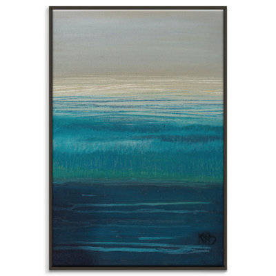 Distant Shores by Karen Hopkins - Wrapped Canvas Print