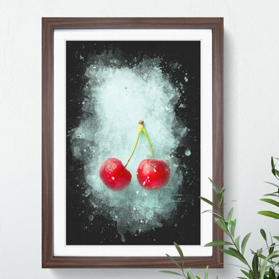 Two Cherries - Framed Print