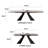 Doinita 9 - Piece 110.23'' Extendable Sintered Stone Dining Table with 8 Fabric Arm Chairs Dining Set-1308368049-1327666780