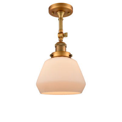 Chill Glass Semi Flush Mount
