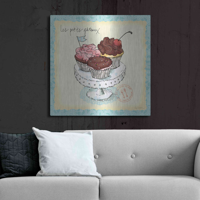«Dessert Veuillez II» par Sue Schlabach, art mural en métal, H 36 po x l 36 po