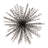 Iron Metal Orb with Abstract Chain-Link Burst Design Modern Decorative Sculptural Accent Contemporary Art Object-259226452-259226455