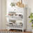 16 Pair Shoe Storage Cabinet with Drawer-102341976