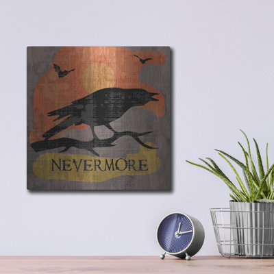'Raven' by Erin Clark Metal Wall Art