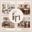 40.5cm H Fabric Upholstered Upholstered Back Side Chair in Beige-686289761-686289767