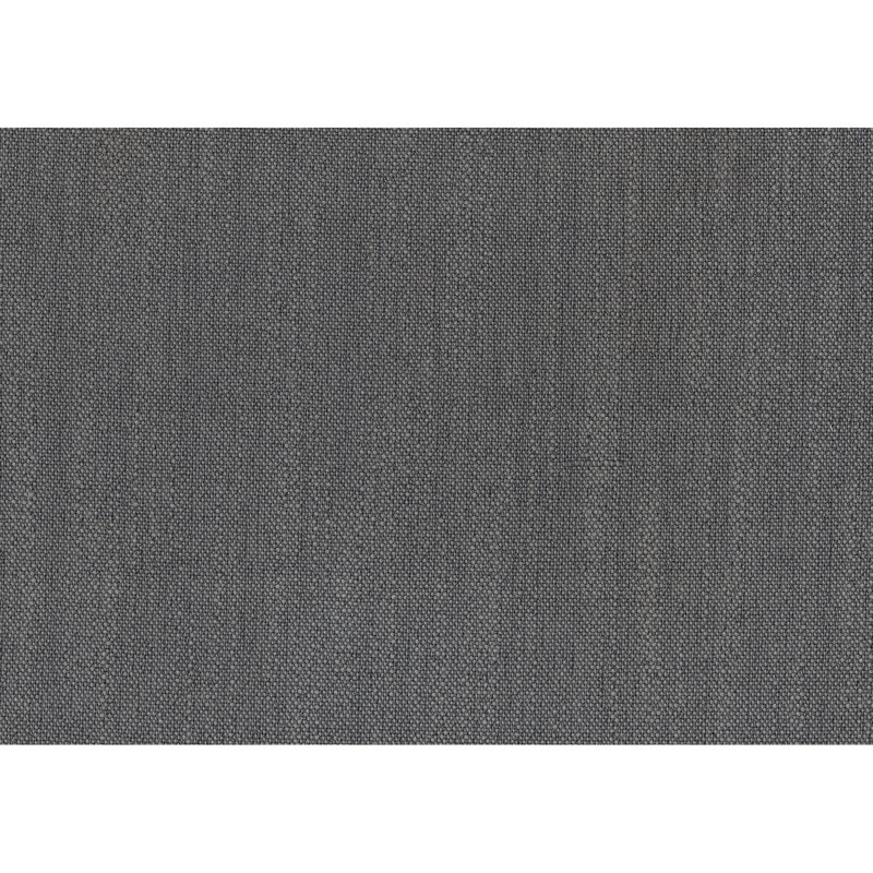 Siège en tissu classique gris avec structure en bois massif de 41,3 po de long et mousse