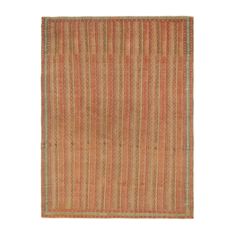 Antique One-of-a-Kind 4'5X6'2 Hand Knotted Area Rug