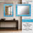 Cima Manufactured Wood, Glass Wall Mirror-1352612355