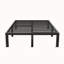 Base de lit plateforme en métal avec support de lattes en acier robuste, aucun sommier requis-1410926885-1437585964-1410926875