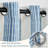 Semi Sheer Grommet Linen Chris Stripe Patterned Curtains-404361191-416492852