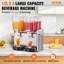 Distributeur de boissons doubles VEVOR pour boissons froides, 6,4 gallons