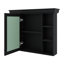Armoire murale moderne avec miroir et armoire à pharmacie avec 6 tablettes ouvertes-1992654533
