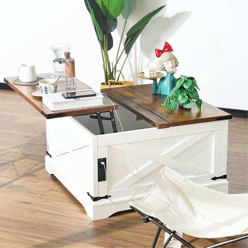Table basse multi-fonctionnelle avec table de salle à manger