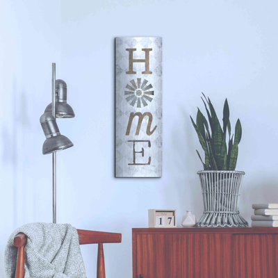 «Home with Windmill II» par Marla Rae, art mural en métal