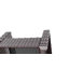 Ensemble de 2 chaises longues en osier avec coussins moelleux Minghui-269635560