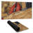 Shushing lips closeup - 15.75"x31.50" Desk mat