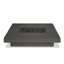Geneva Rectangle Concrete Propane Fire Pit Table by Jensen Co.-1107158374-1187490837